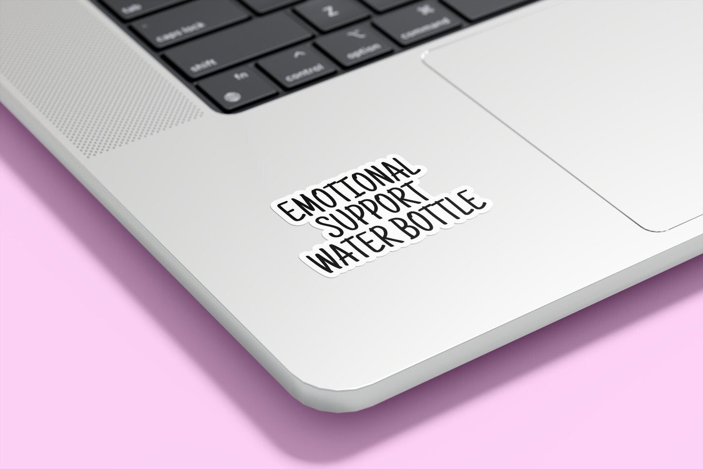 Emotional Support Water Bottle Vinyl Sticker