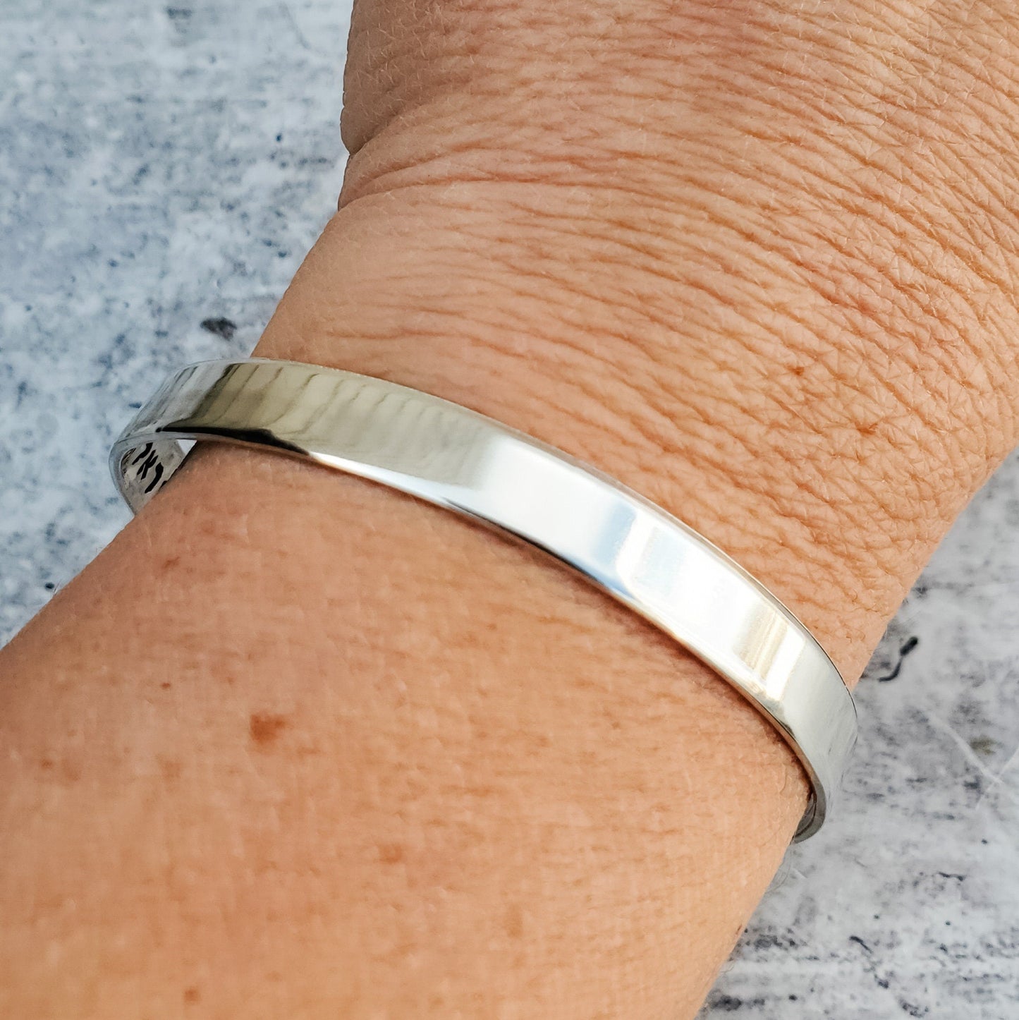 Prayer For Israel Adjustable Stacking Cuff Bracelet
