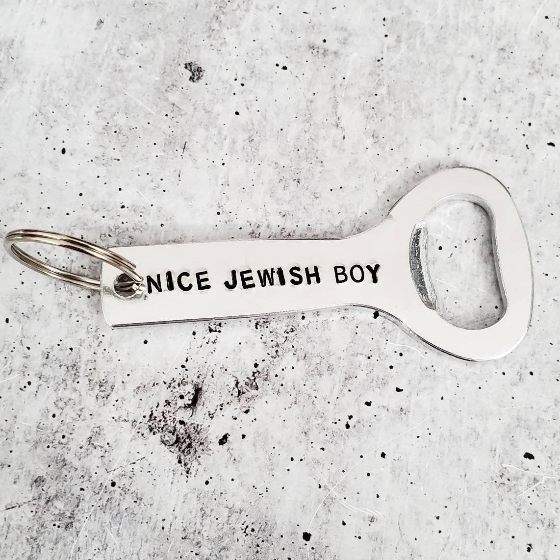 Nice Jewish Boy Custom Bottle Opener