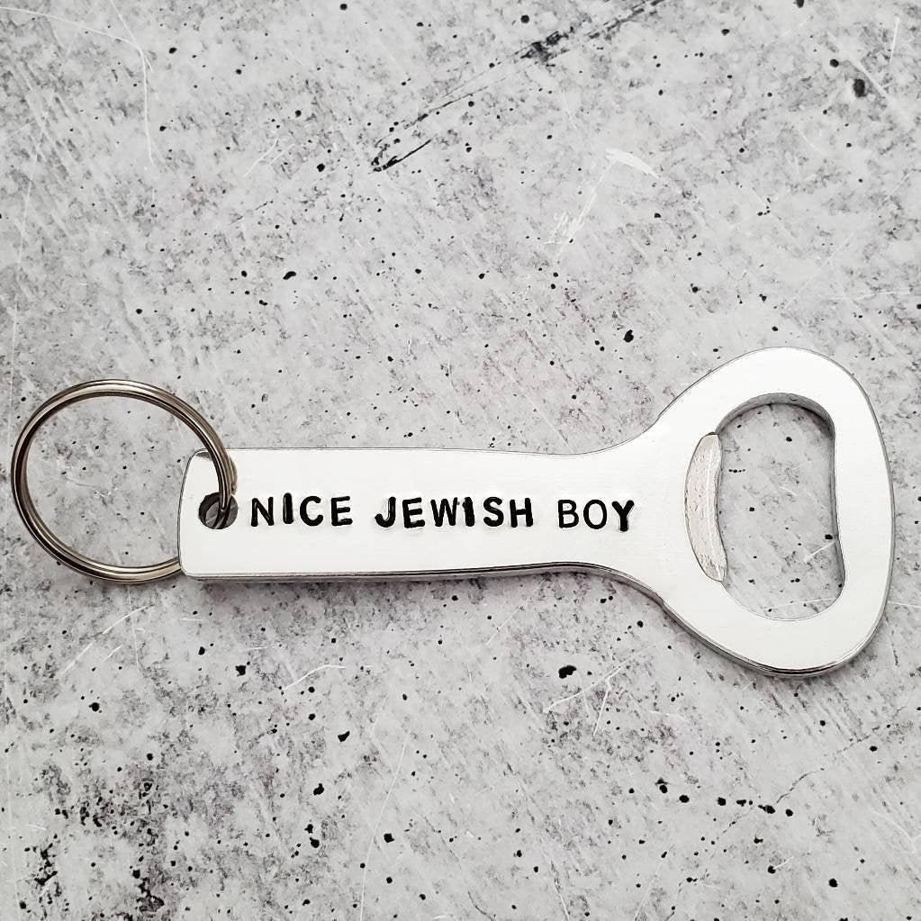 Nice Jewish Boy Custom Bottle Opener