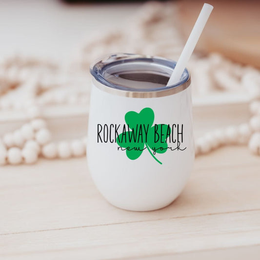 Personalized St. Patrick's Day Insulated Wine Tumbler
