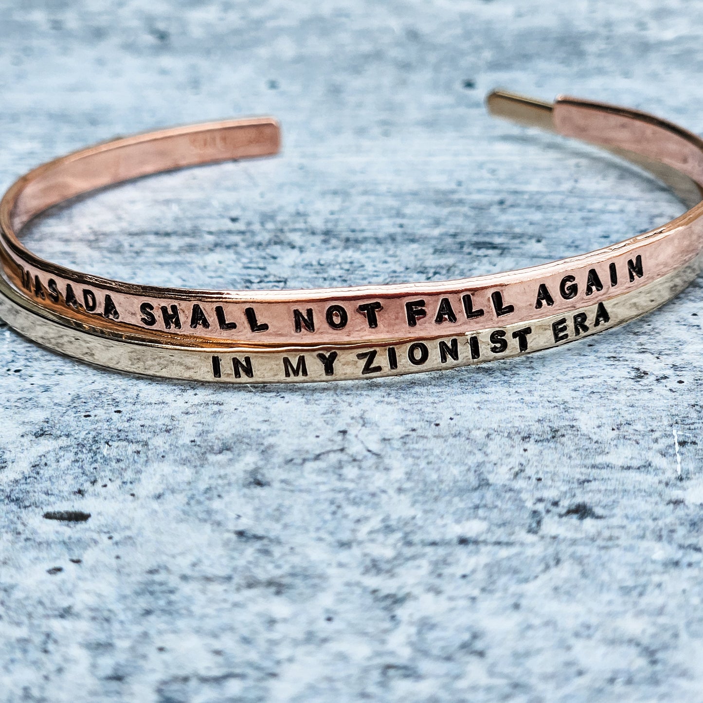 Fuck Hamas Adjustable Skinny Cuff Bracelet