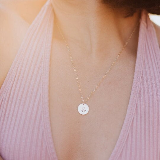 Jewish Name Necklace with Magen David