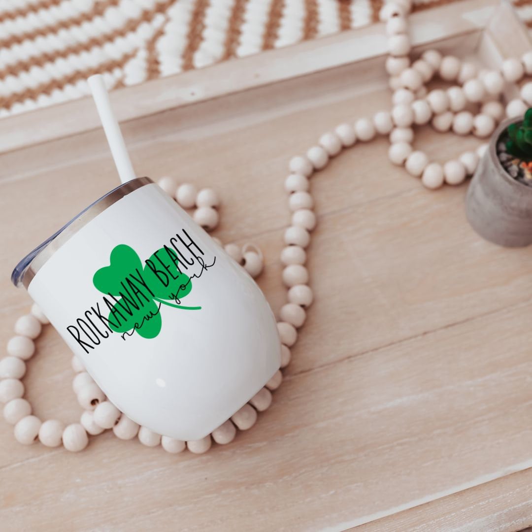 Personalized St. Patrick's Day Insulated Wine Tumbler