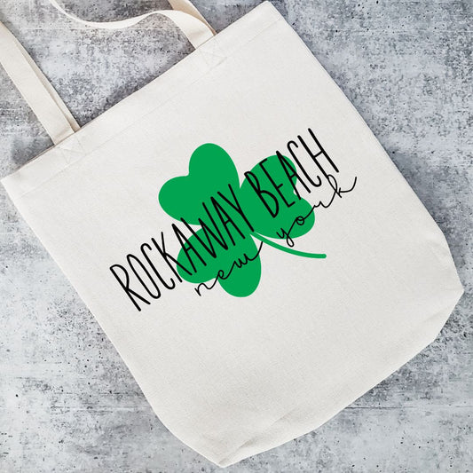 Custom St. Patrick's Day Shamrock Tote Bag