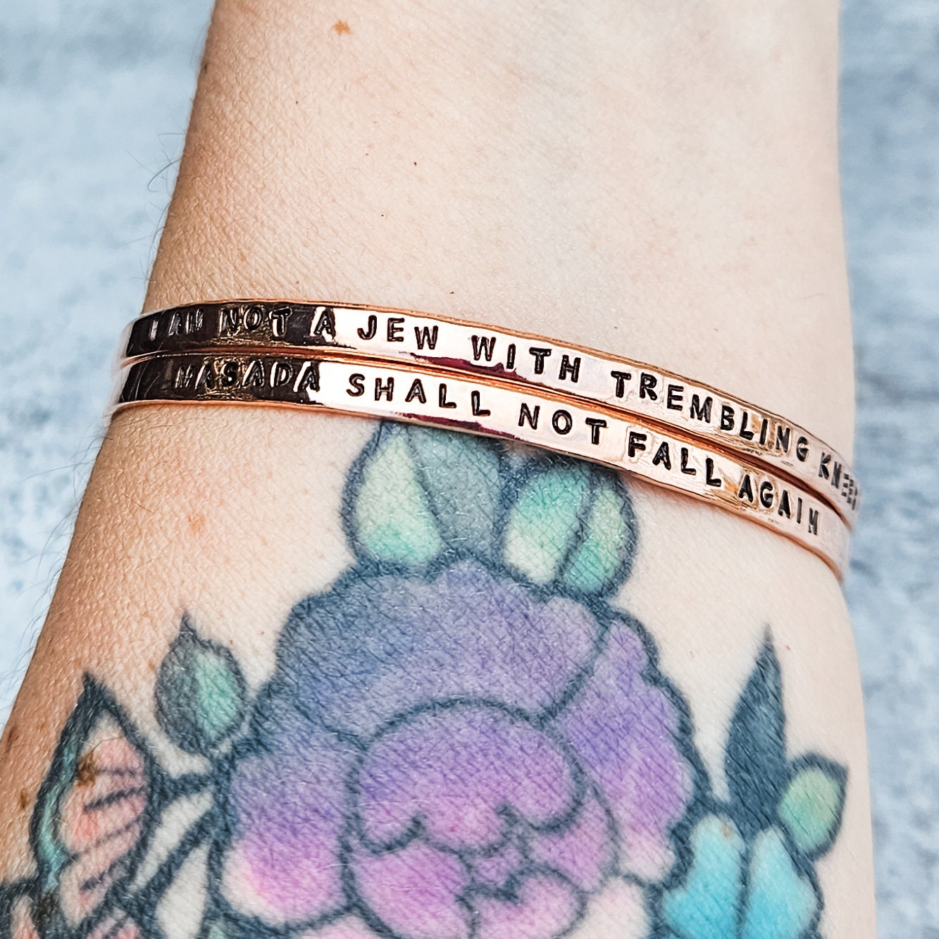 In My Zionist Era Adjustable Skinny Cuff Bracelet