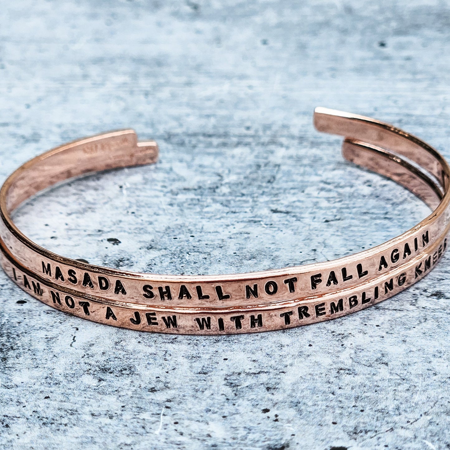 Fuck Hamas Adjustable Skinny Cuff Bracelet