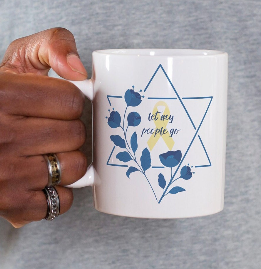 Let My People Go Yellow Ribbon Coffee Mug