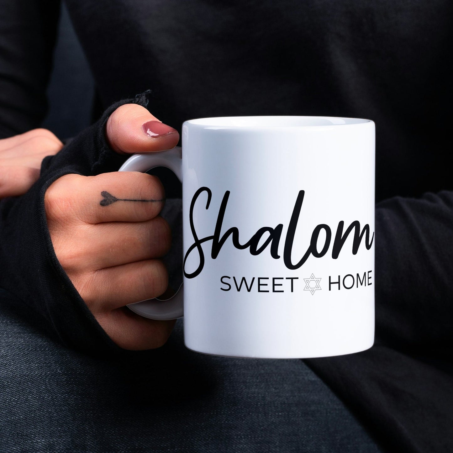 Shalom Sweet Home Jewish Coffee Mug