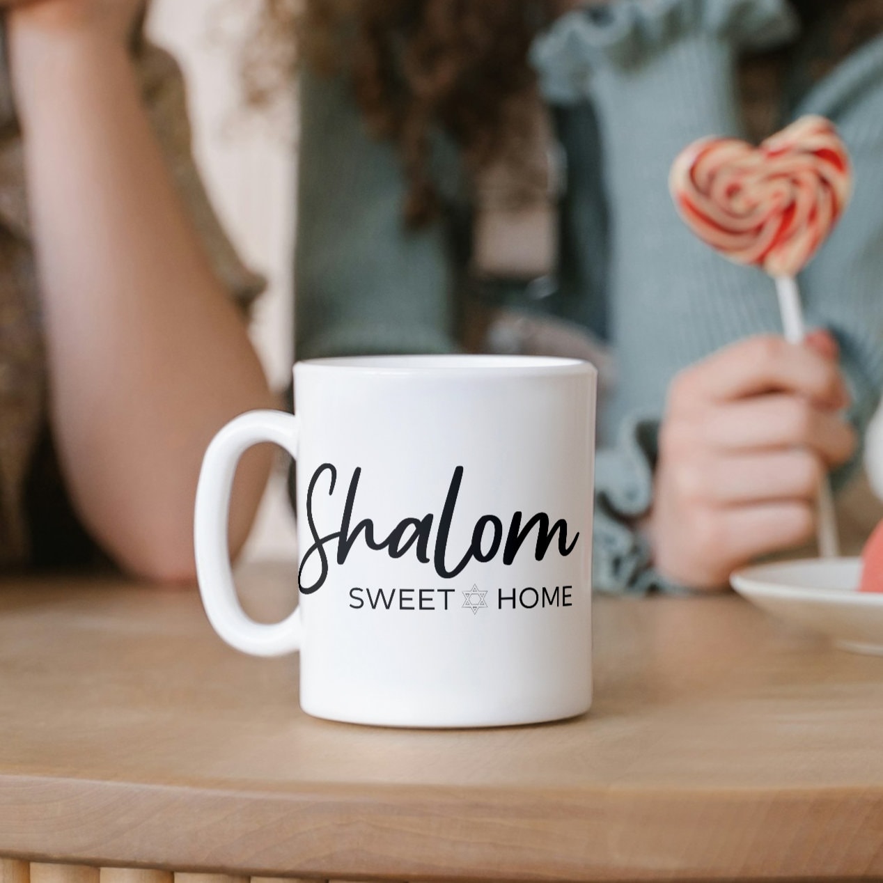 Shalom Sweet Home Jewish Coffee Mug