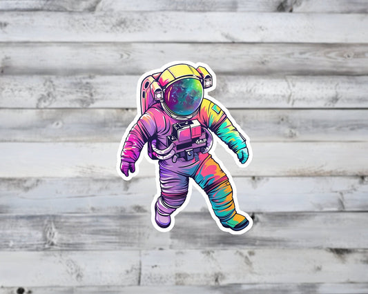 Astronaut Voyager Vinyl Sticker
