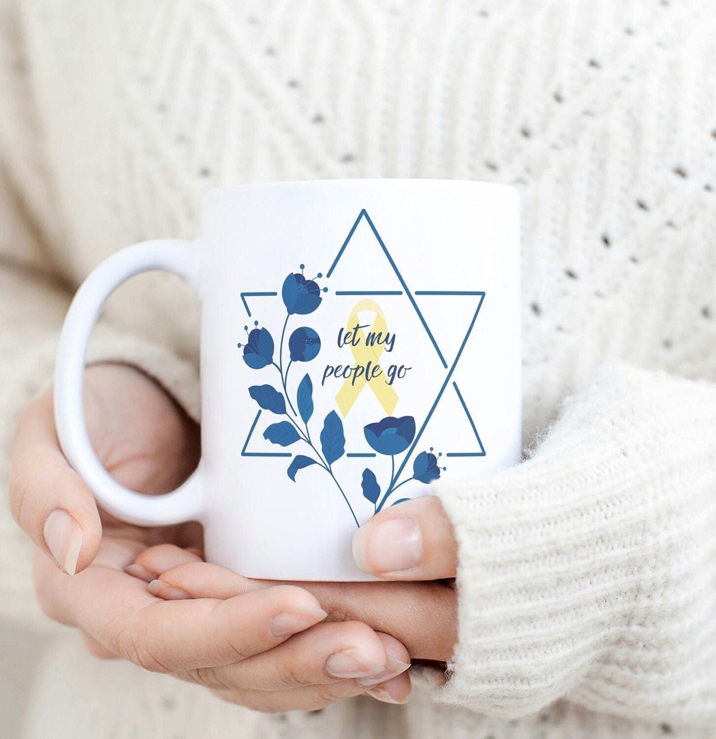 Let My People Go Yellow Ribbon Coffee Mug