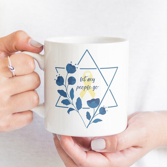 Let My People Go Yellow Ribbon Coffee Mug