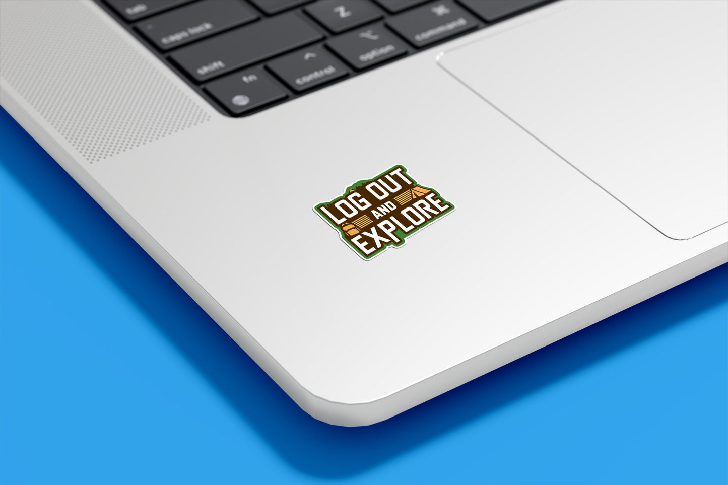 Log Out and Explore Vinyl Sticker