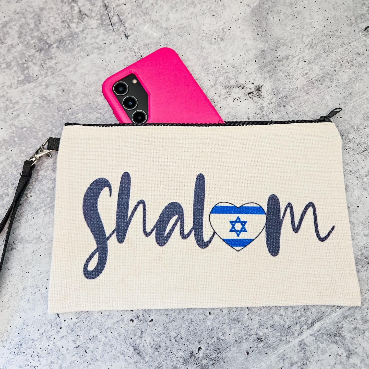 Jewnicorn Wristlet Makeup Pouch