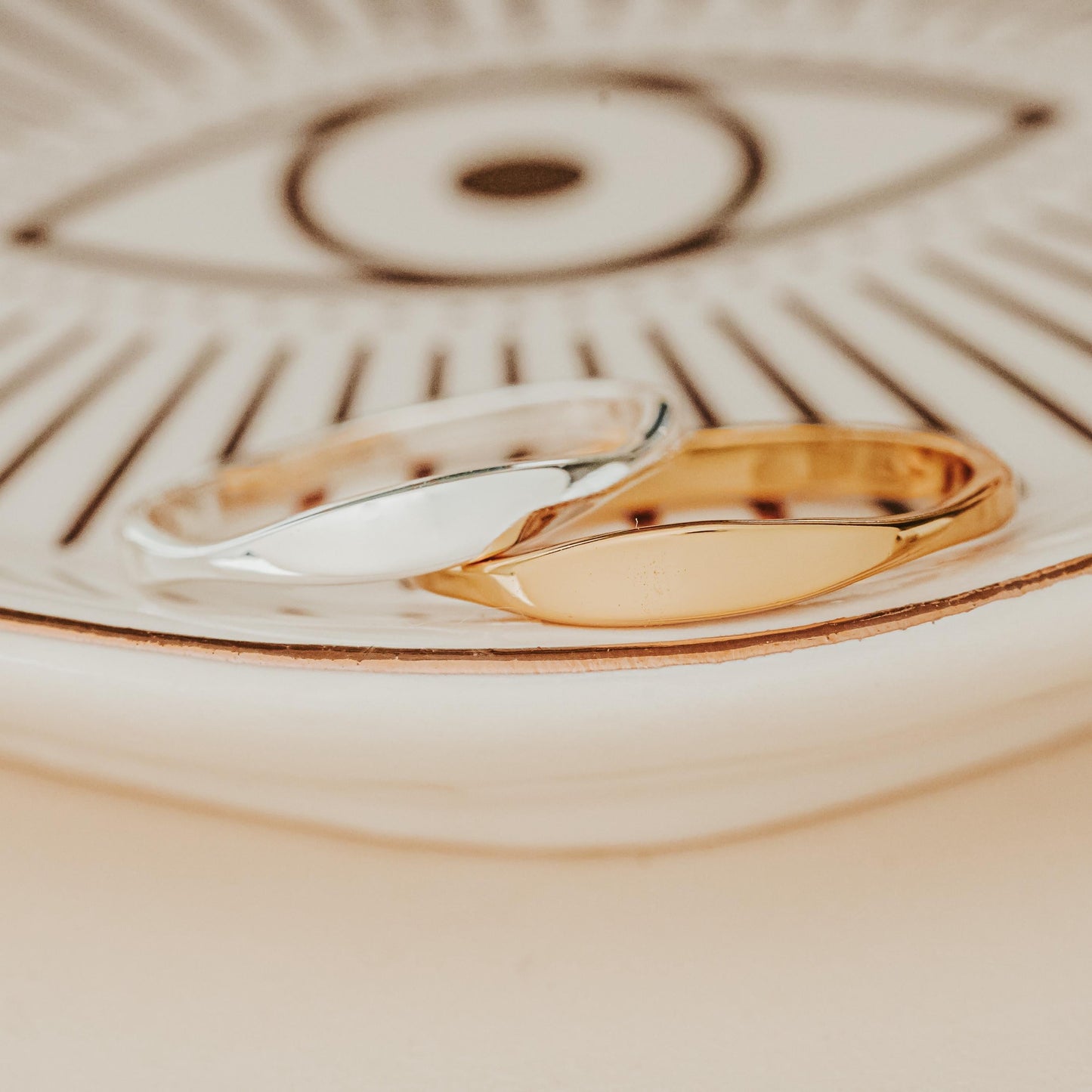 Vote Dainty Gold or Silver Ring