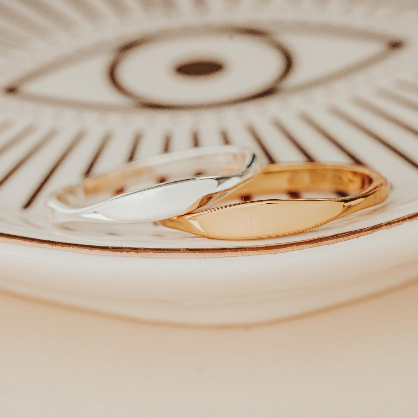 KARMA Dainty Gold  or Silver Ring