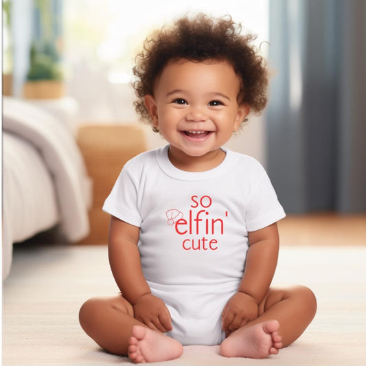 So Elfin' Cute Baby Bodysuit