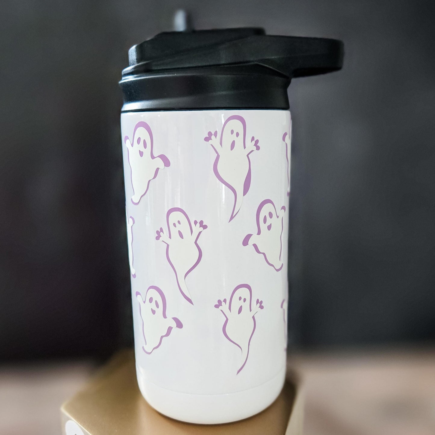 Glow in the Dark Ghost Straw Cup for Kids