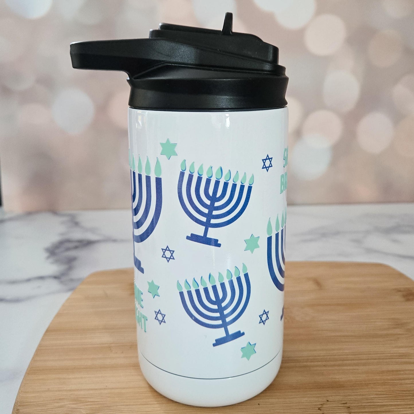 Kids Shine Bright Menorah Glow-in-the-Dark Sippy Cup