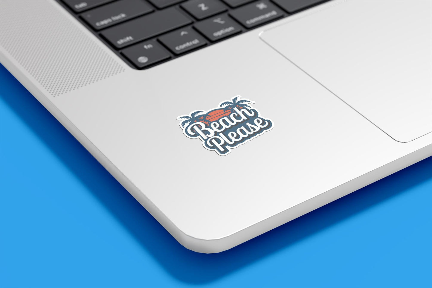 Beach Please Vinyl Sticker