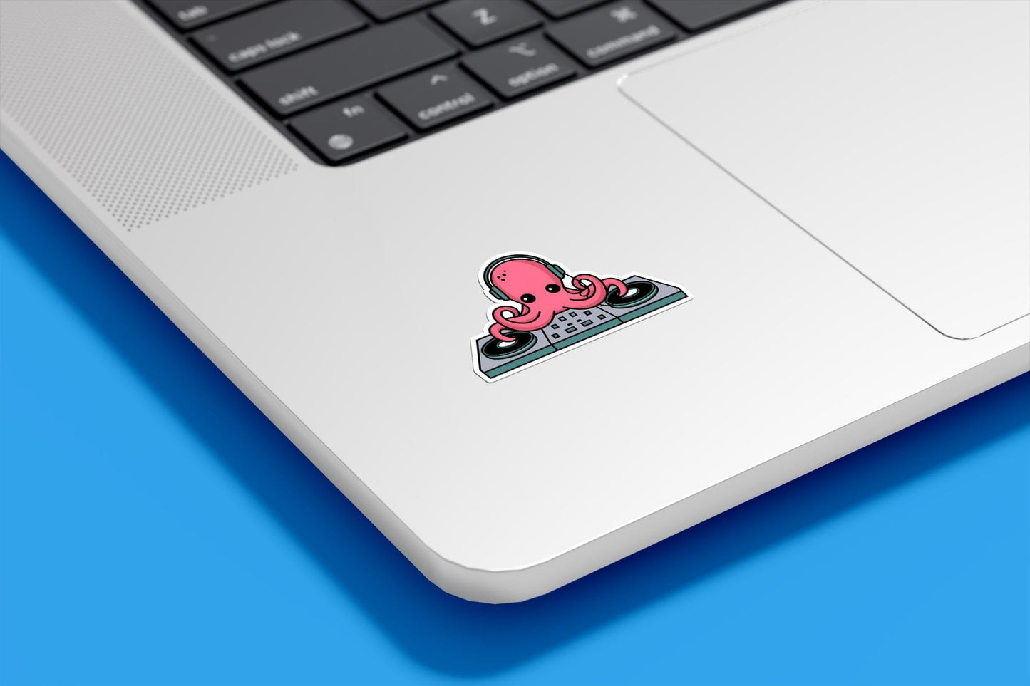 Octopus DJ Vinyl Sticker