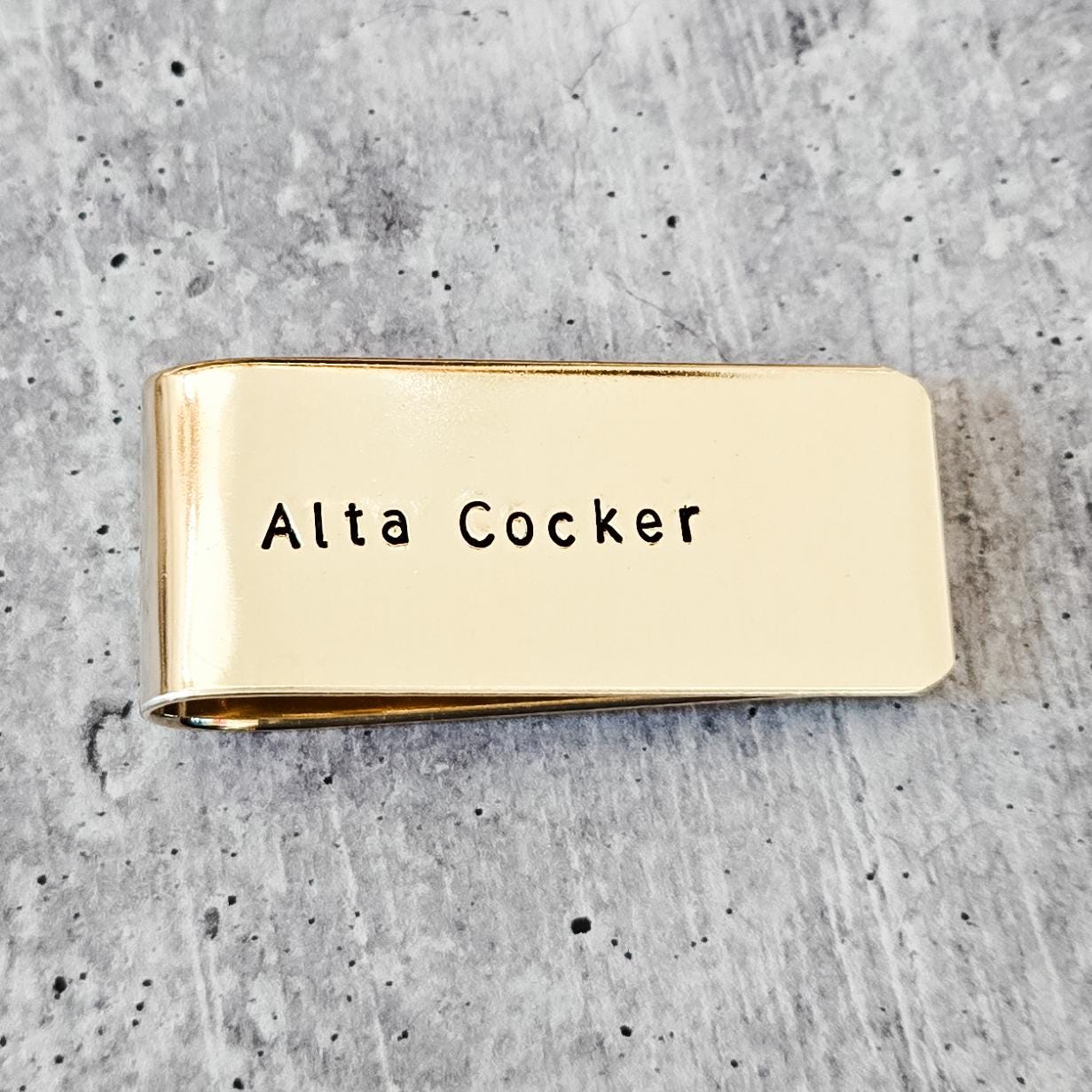 Alta Cocker Money Clip for Grandpa