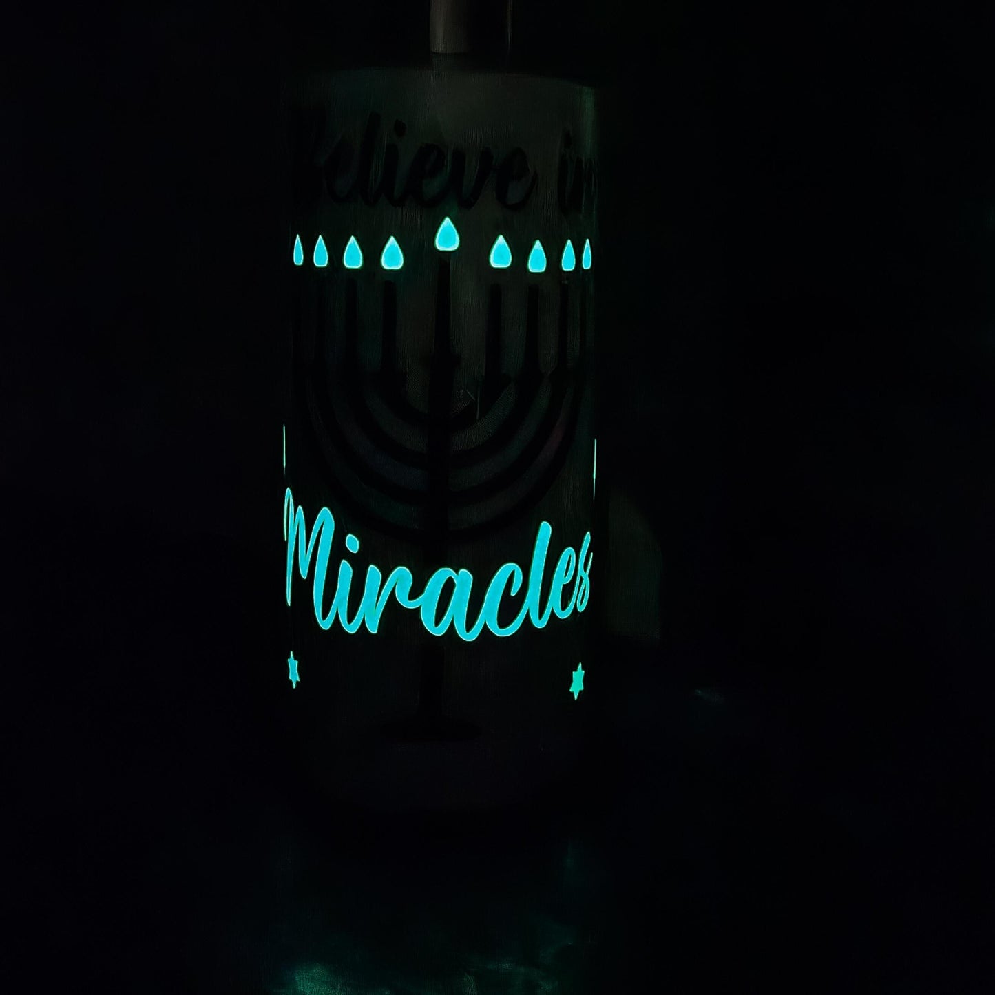 Glow in the Dark Believe in Miracles Soap Dispenser