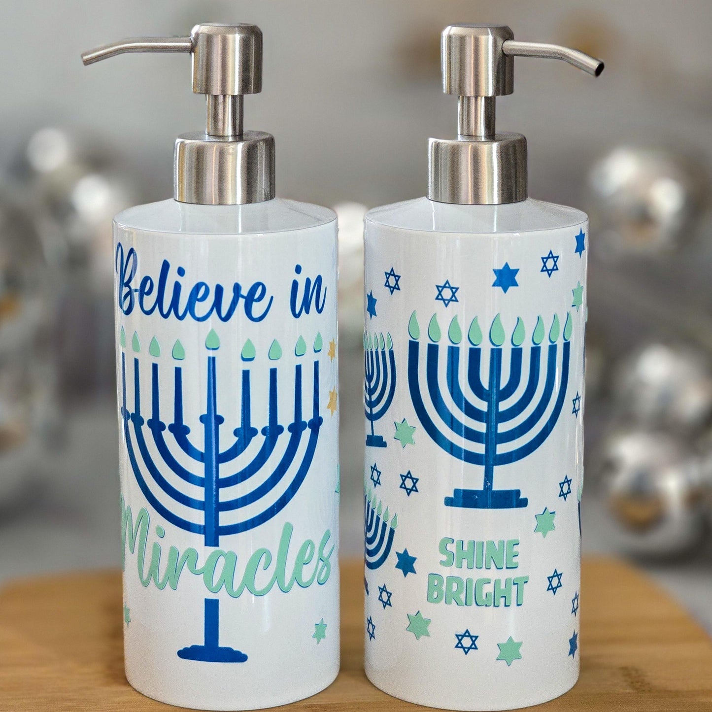 Glow in the Dark Believe in Miracles Soap Dispenser