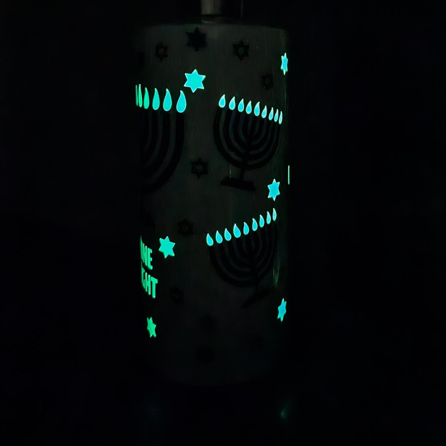 Glow in the Dark Shine Bright Hanukkah Soap Dispenser