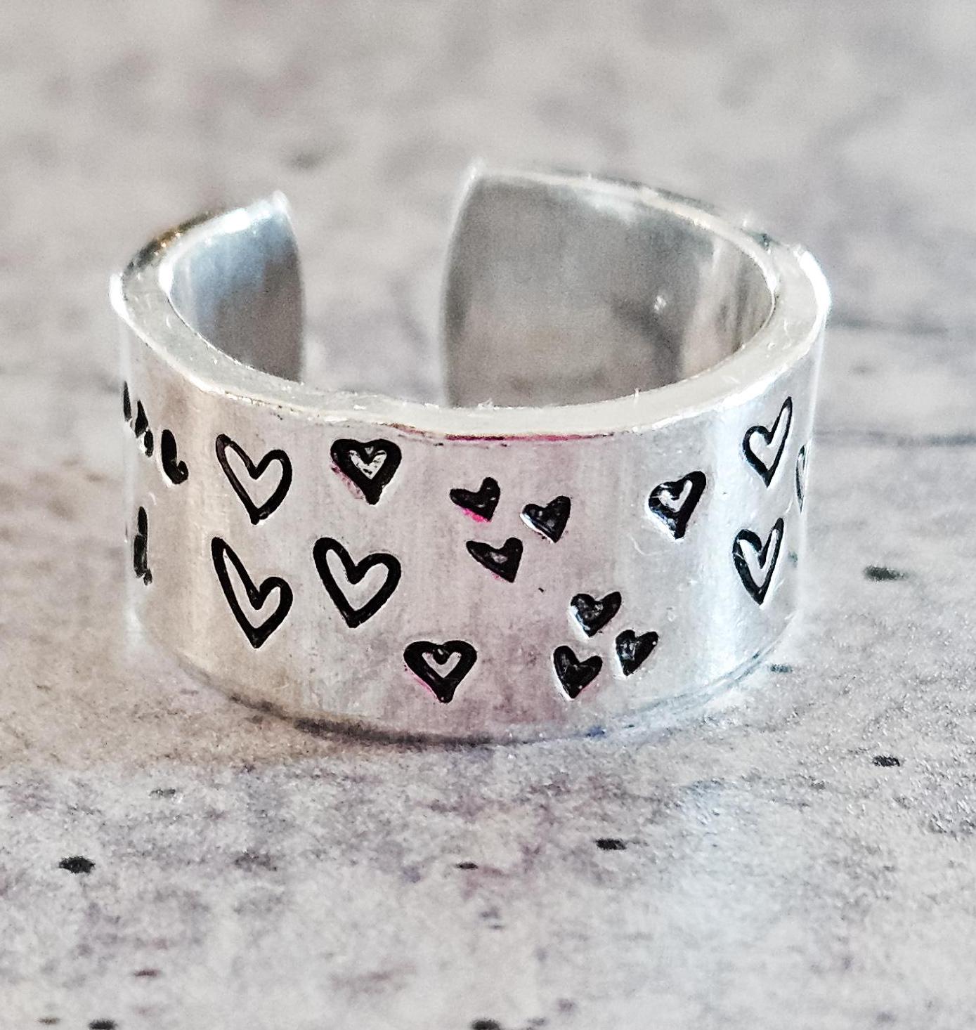 You are loved Heart Valentine's Day Ring