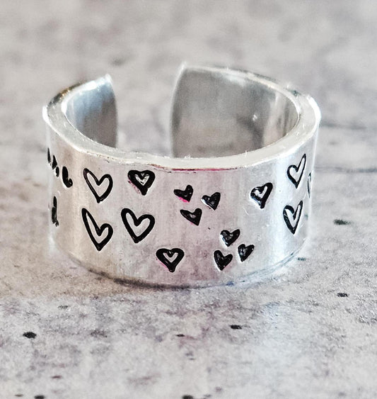 You are loved Heart Valentine's Day Ring