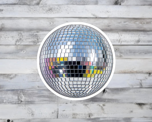 Disco Ball Vinyl Sticker