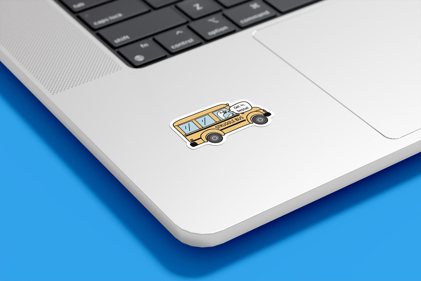 Struggle Bus Goose Vinyl Sticker