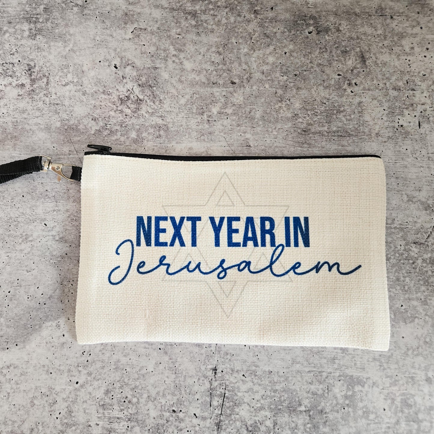 Next Year in Jerusalem Afikomen Pouch