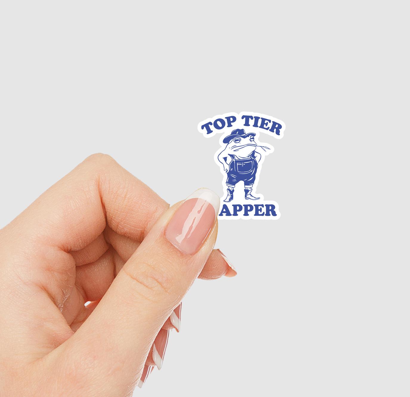 Top Tier Yapper Vinyl Sticker