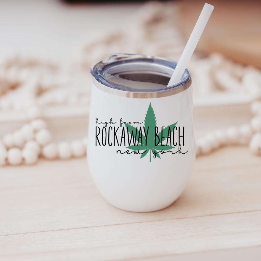 High From (Custom City) 420 Drink Tumbler for Pot Head