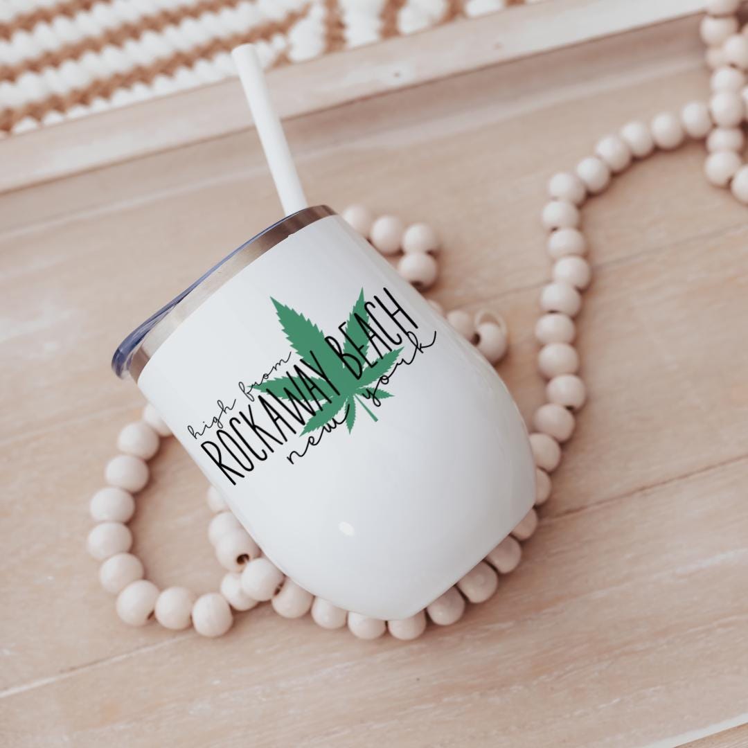 High From (Custom City) 420 Drink Tumbler for Pot Head