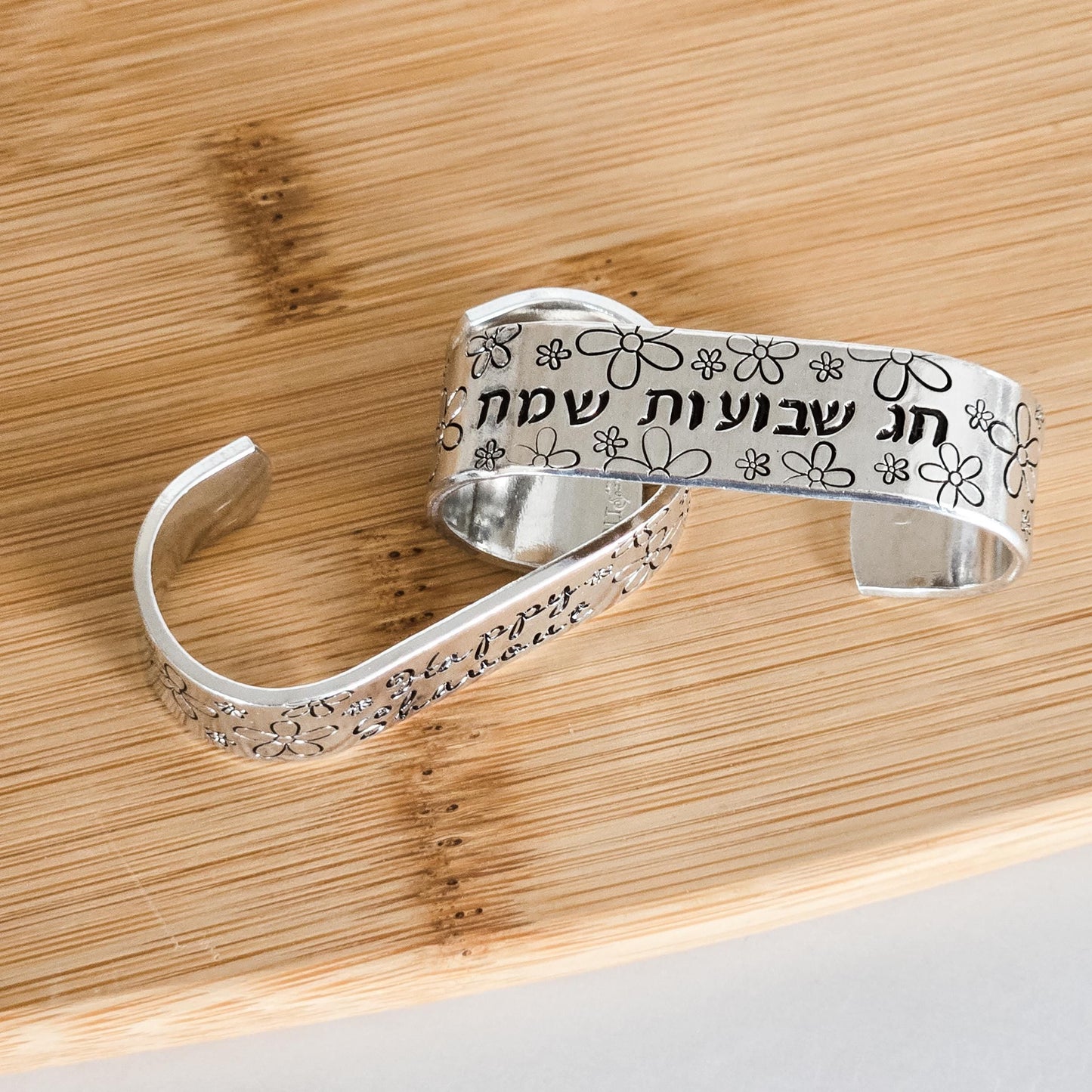 Shavuot Handcrafted Floral Napkin Rings