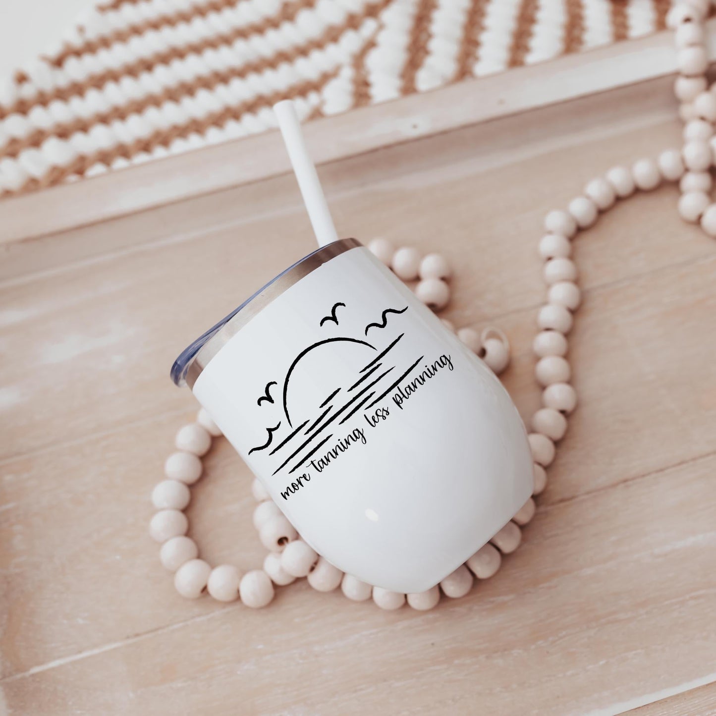 More Tanning Less Planning Teacher Drink Tumbler