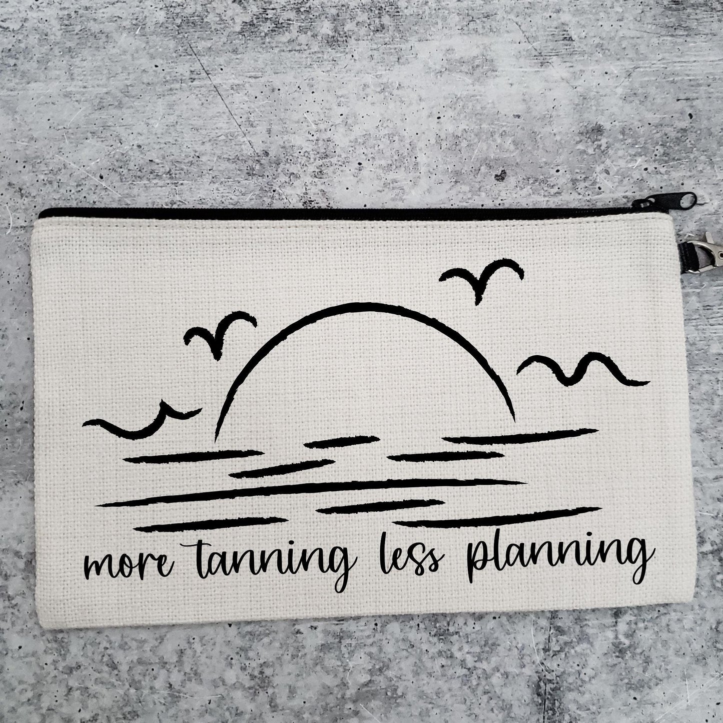 More Tanning Less Planning Teacher Tote Bag for Summer