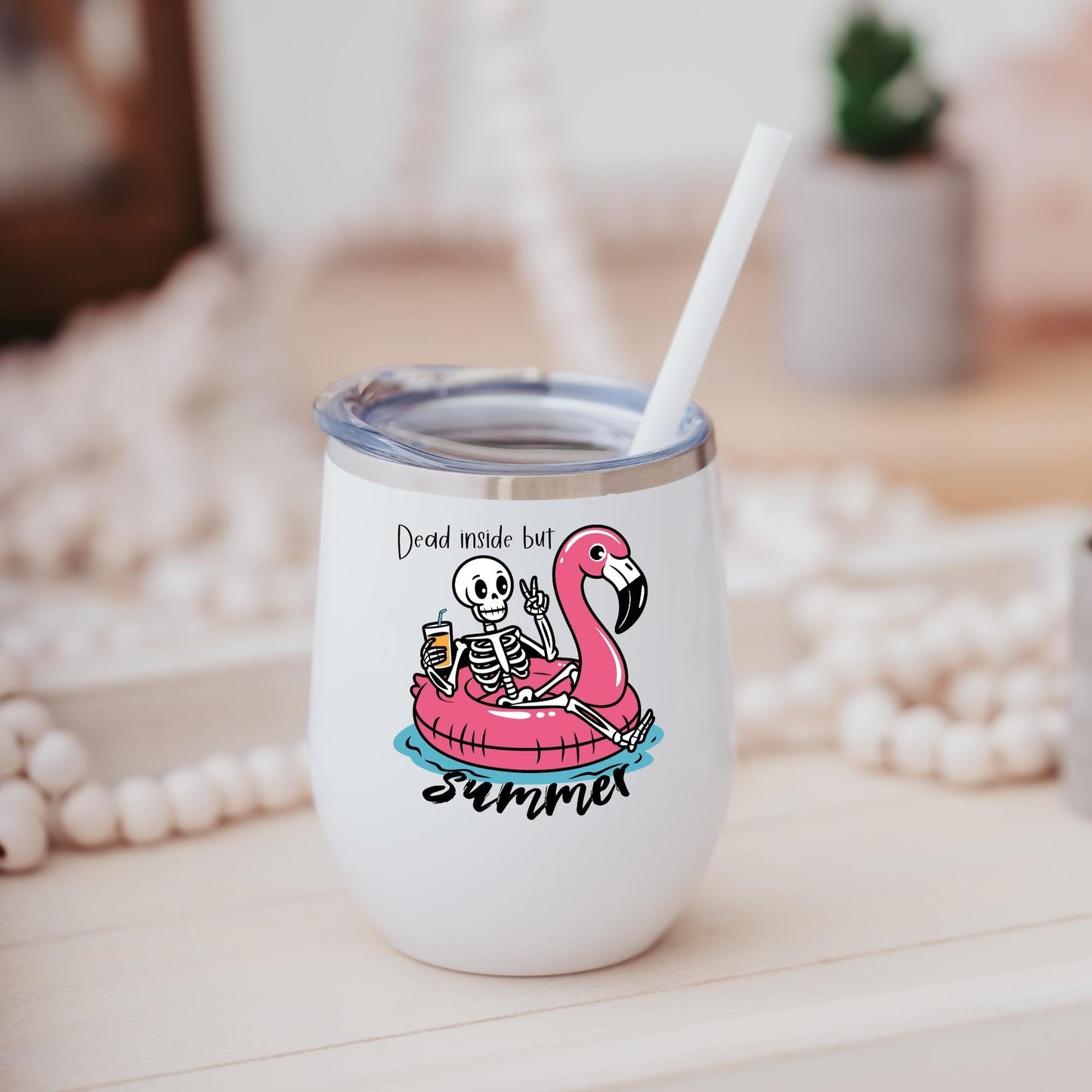 Dead Inside But Summer Wine Tumbler