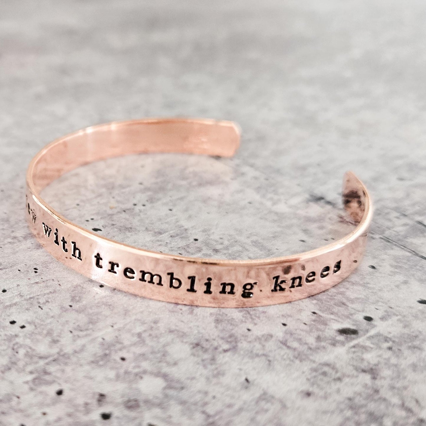 I Am Not a Jew With Trembling Knees Classic Cuff Bracelet