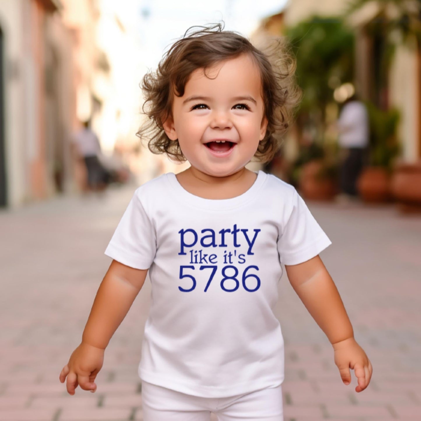 Party Like It’s 5786 Rosh Hashana Shirt for Kids
