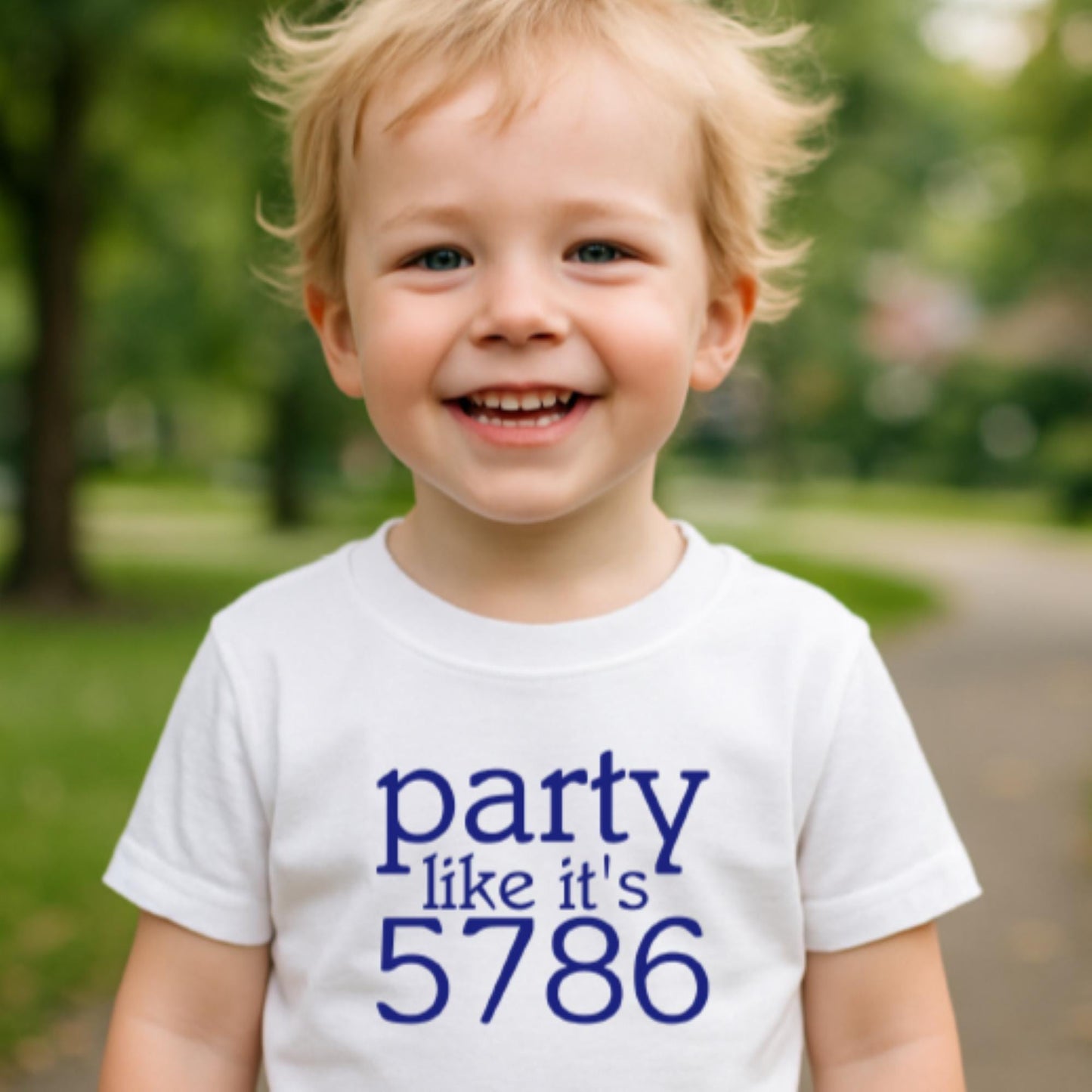 Party Like It’s 5786 Rosh Hashana Shirt for Kids
