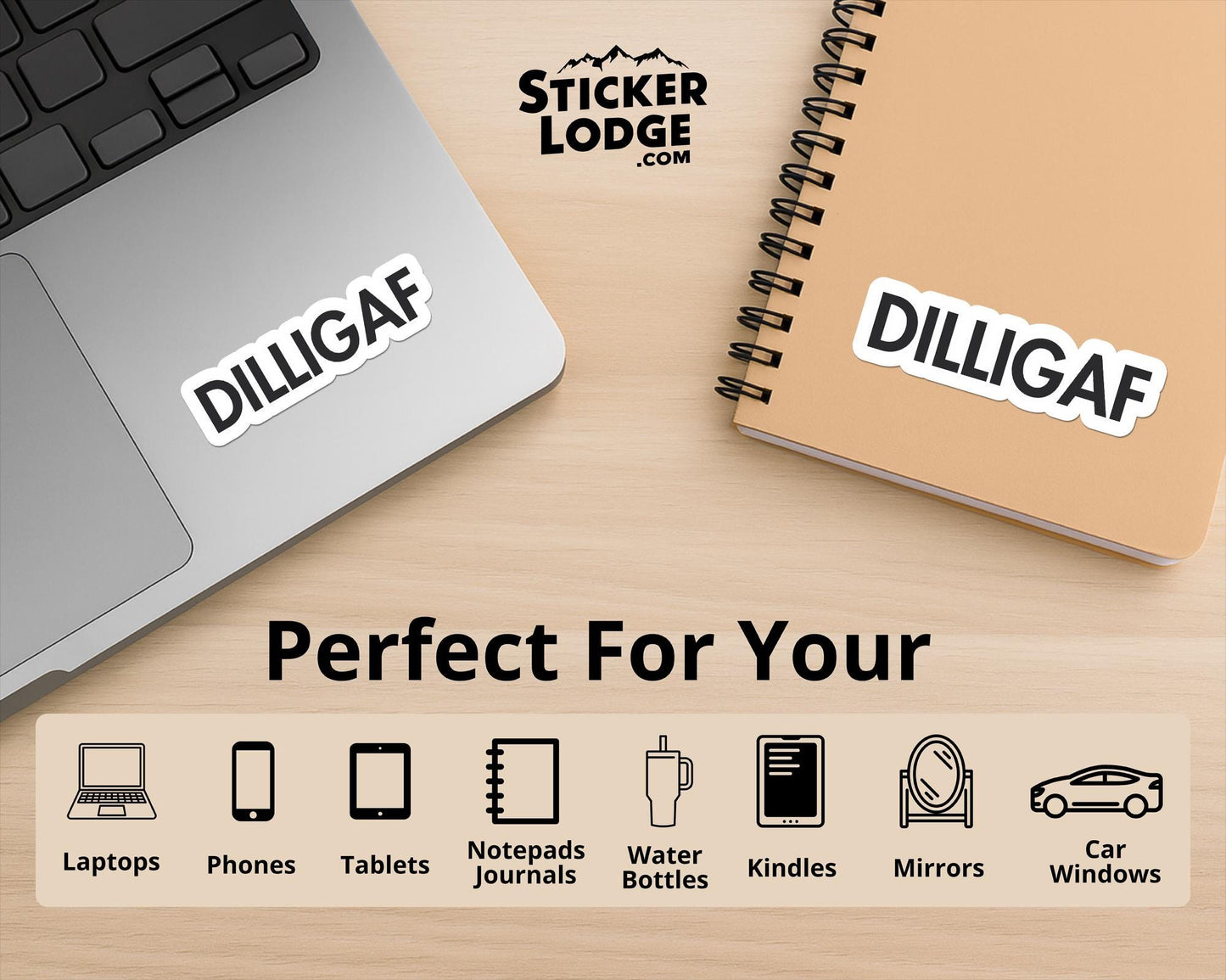 DILLIGAF Vinyl Sticker