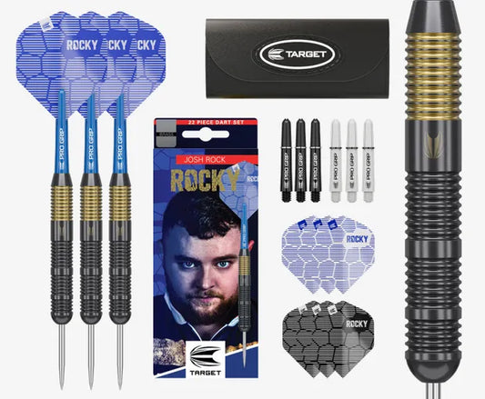 Josh Rock Brass Steel Tip Darts 22g