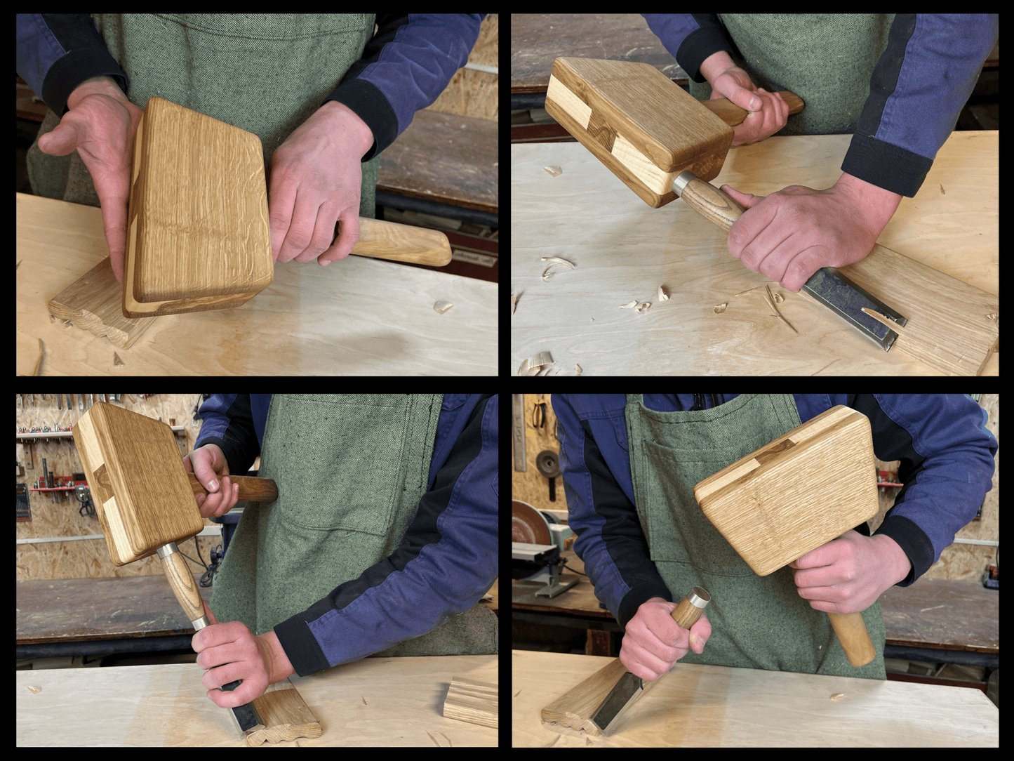 Quiet 35 oz Wooden Mallet (Mallet Tool)