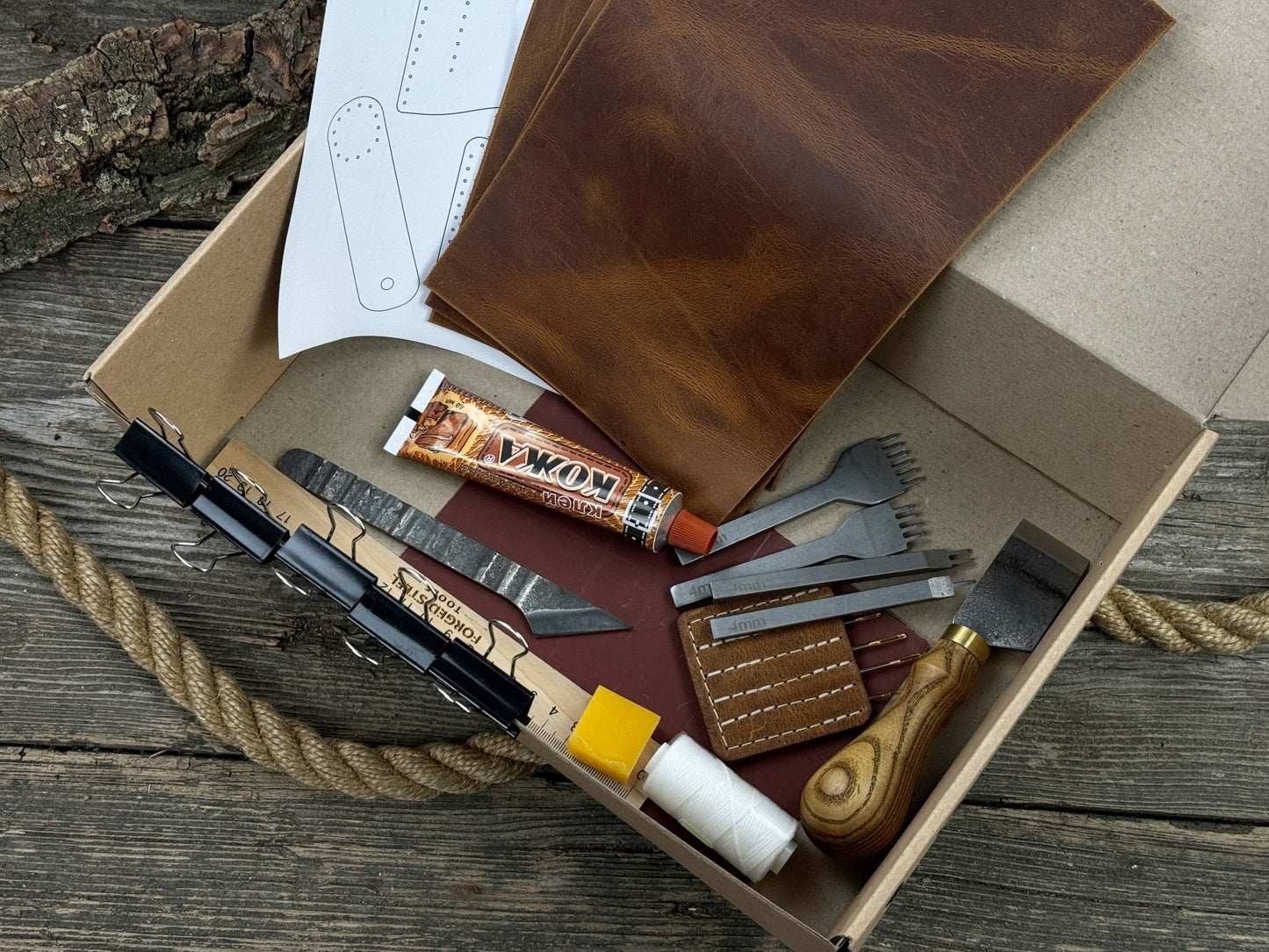 Leather Wallet DIY Kit