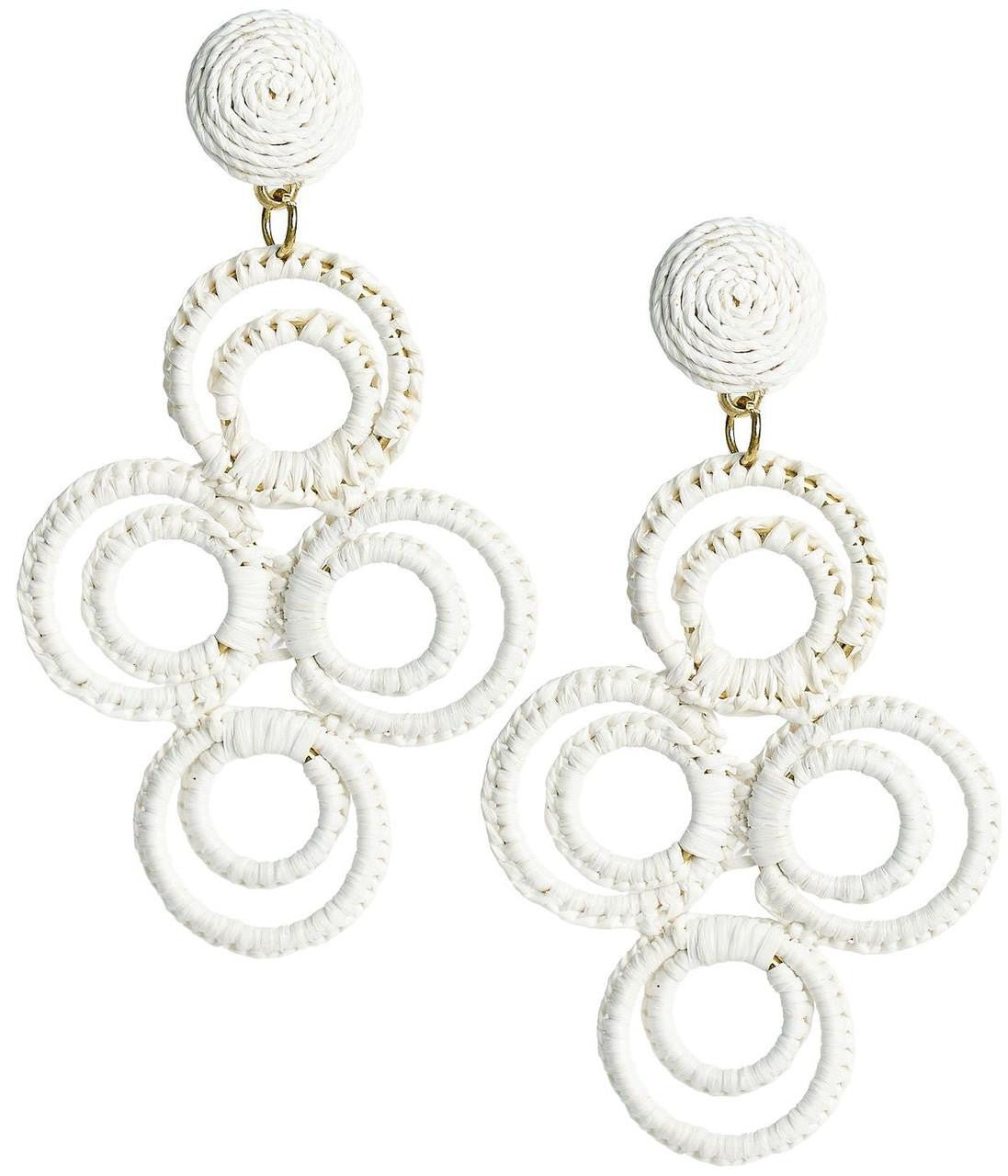 Chloe Raffia  - Drop Earring